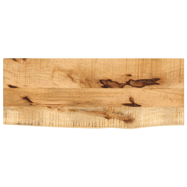 Blat De Masă Margine Naturală, 70X30X3,8 Cm, Lemn Masiv Mango