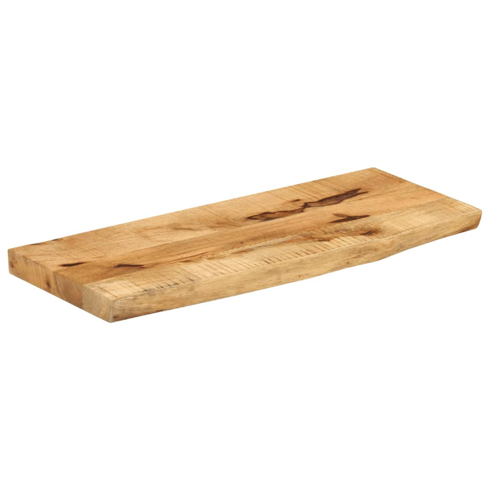 Blat De Masă Margine Naturală, 80X30X3,8 Cm, Lemn Masiv Mango