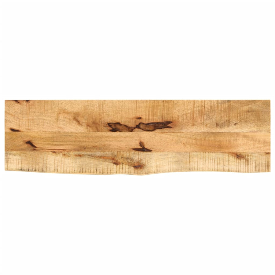 Blat De Masă Margine Naturală, 110X40X3,8 Cm, Lemn Masiv Mango