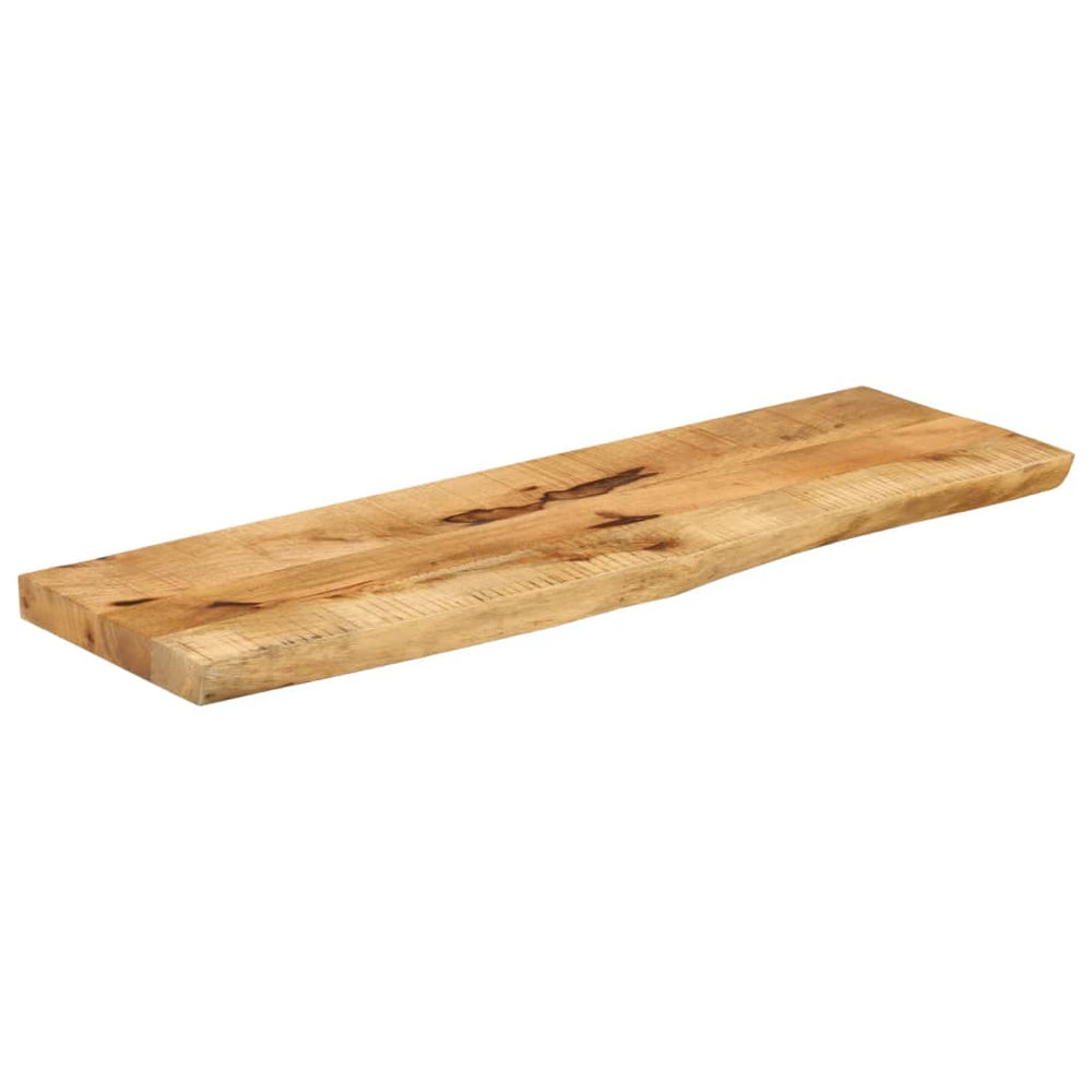 Blat De Masă Margine Naturală, 110X40X3,8 Cm, Lemn Masiv Mango