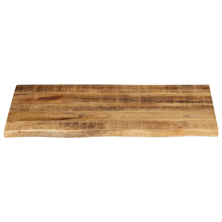 Blat De Masă Margine Naturală, 80X60X3,8 Cm, Lemn Masiv Mango