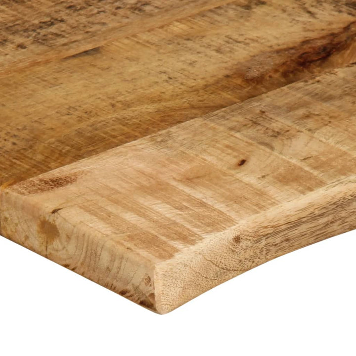 Blat De Masă Margine Naturală, 80X60X3,8 Cm, Lemn Masiv Mango
