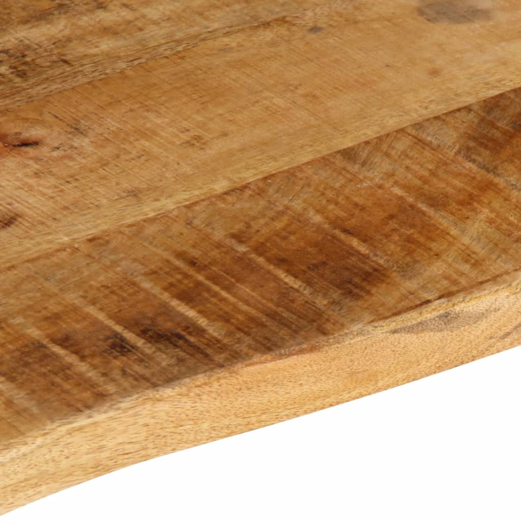 Blat De Masă Margine Naturală, 80X60X3,8 Cm, Lemn Masiv Mango