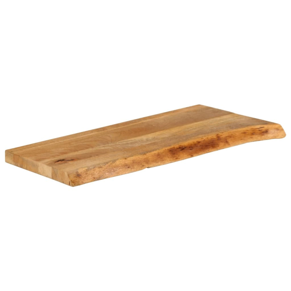 Blat De Masă Contur Organic 80X20X2,5 Cm Lemn Masiv De Mango