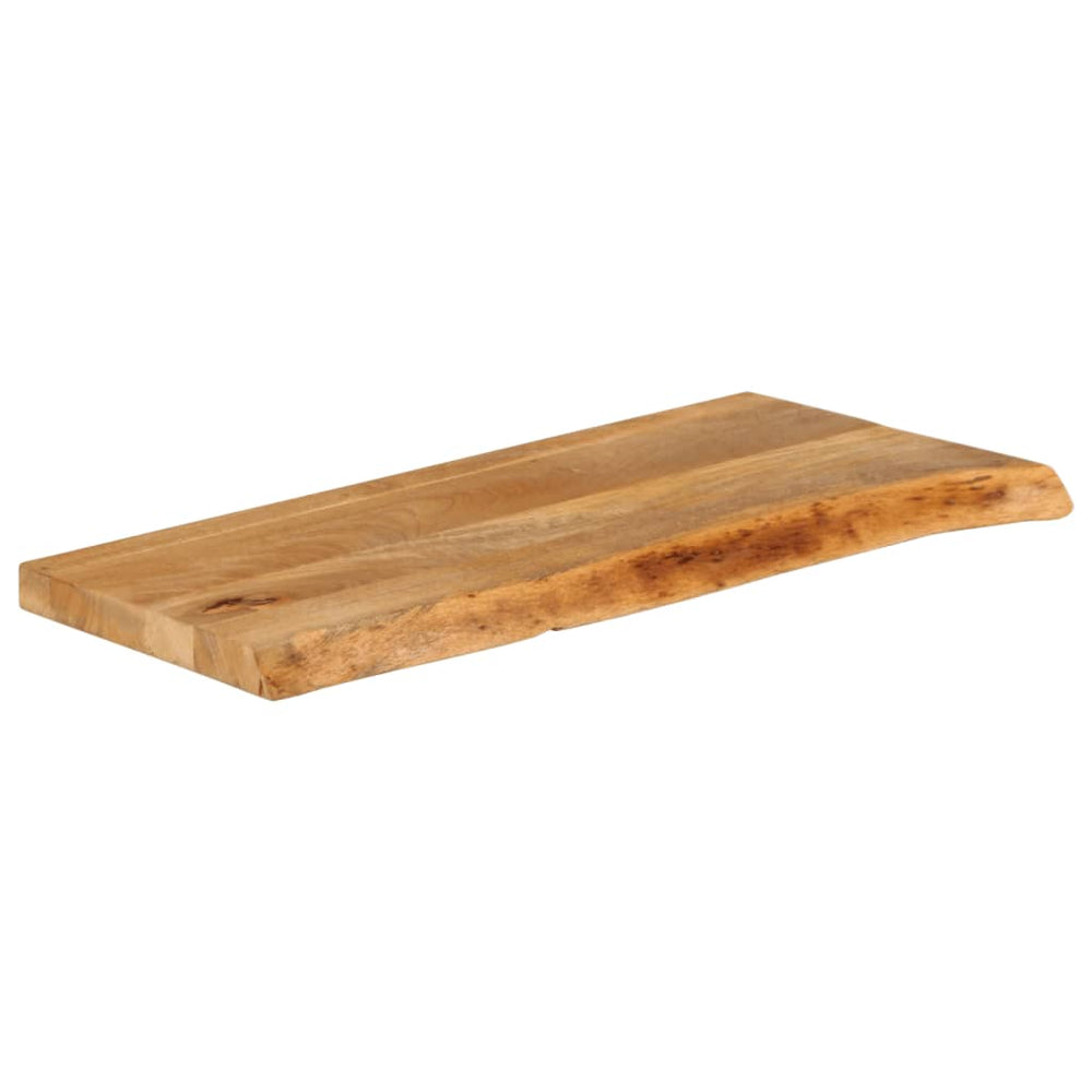 Blat De Masă Contur Organic 90X20X2,5 Cm Lemn Masiv De Mango