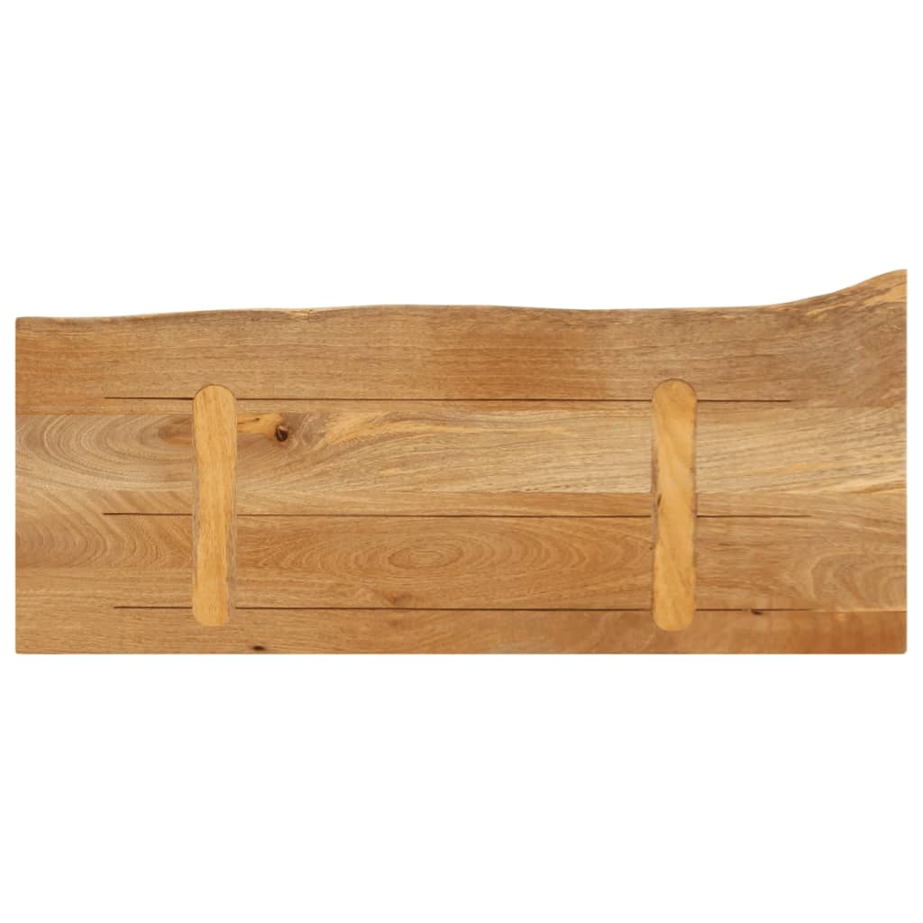 Blat De Masă Contur Organic 90X20X2,5 Cm Lemn Masiv De Mango