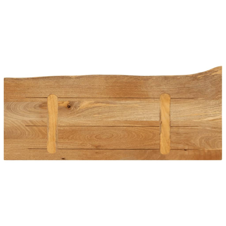 Blat De Masă Contur Organic 90X20X2,5 Cm Lemn Masiv De Mango