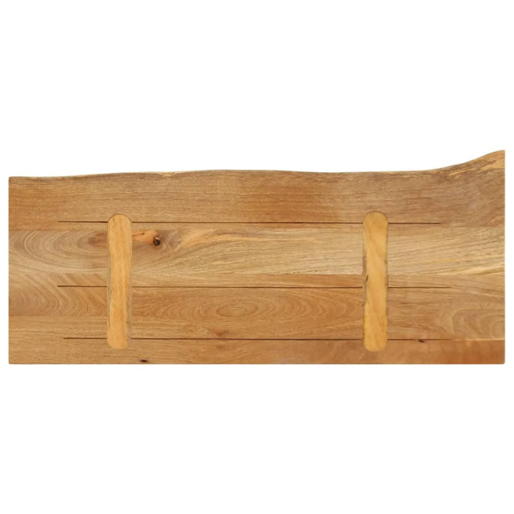 Blat De Masă Contur Organic 80X30X2,5 Cm Lemn Masiv De Mango