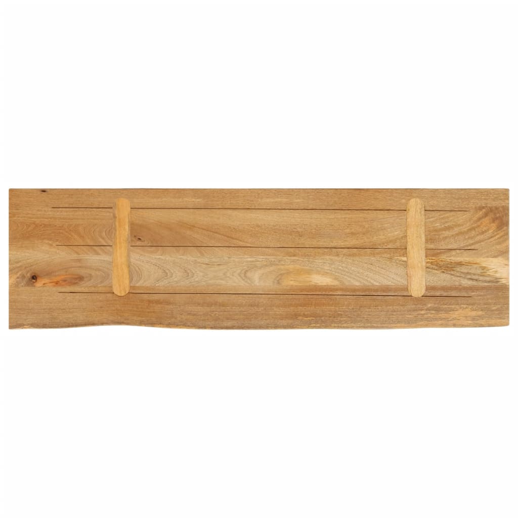 Blat De Masă Contur Organic 110X30X2,5 Cm Lemn Masiv De Mango