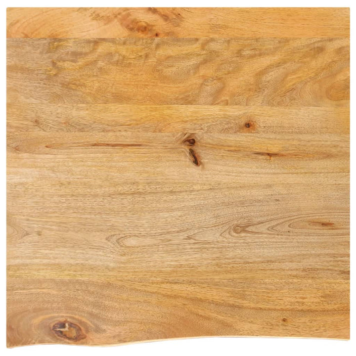 Blat De Masă Contur Organic 40X40X2,5 Cm Lemn Masiv De Mango