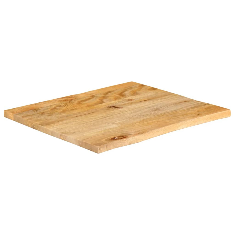 Blat De Masă Contur Organic 40X40X2,5 Cm Lemn Masiv De Mango