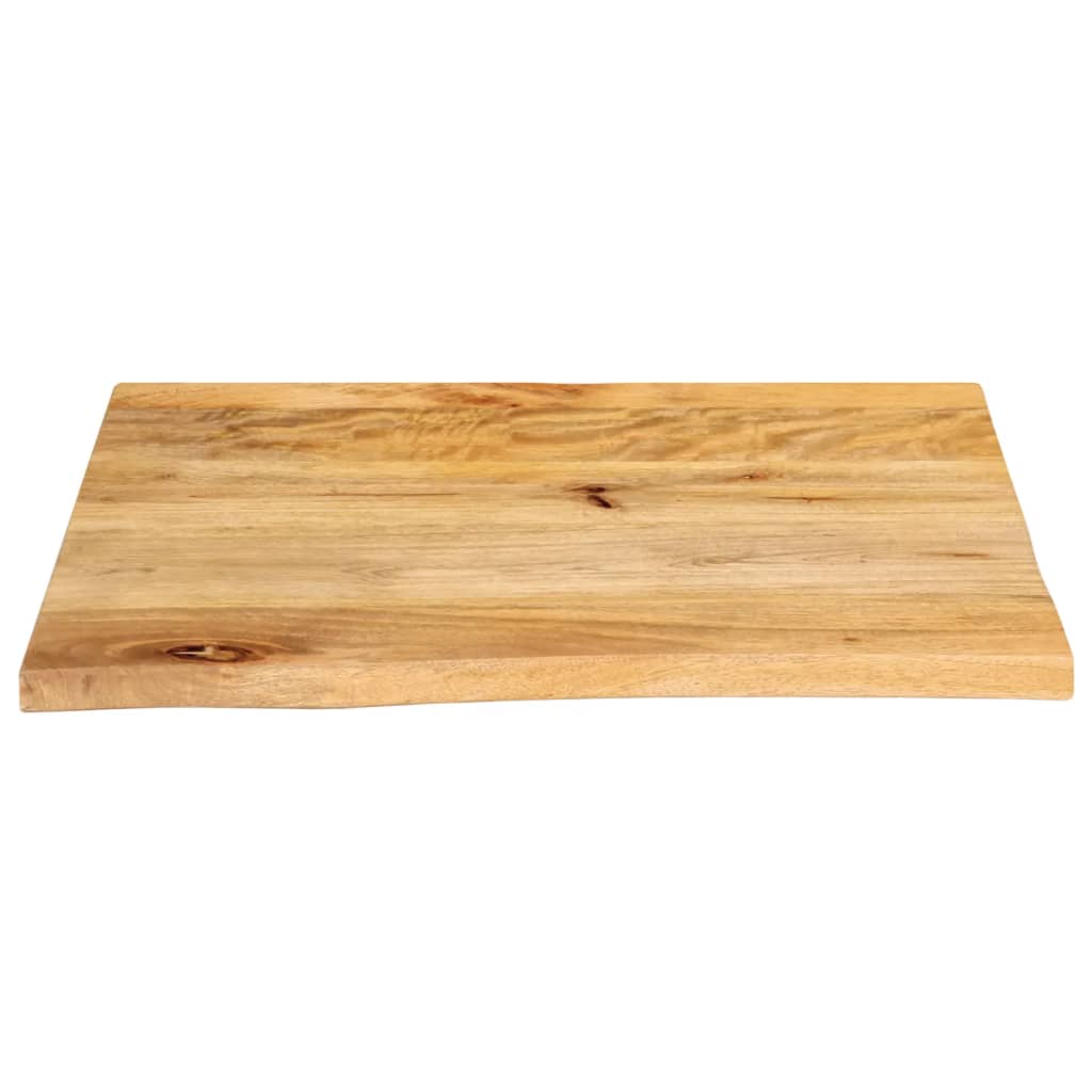Blat De Masă Contur Organic 40X40X2,5 Cm Lemn Masiv De Mango