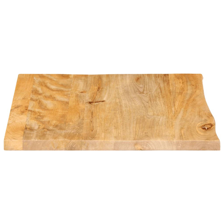 Blat De Masă Contur Organic 40X40X2,5 Cm Lemn Masiv De Mango