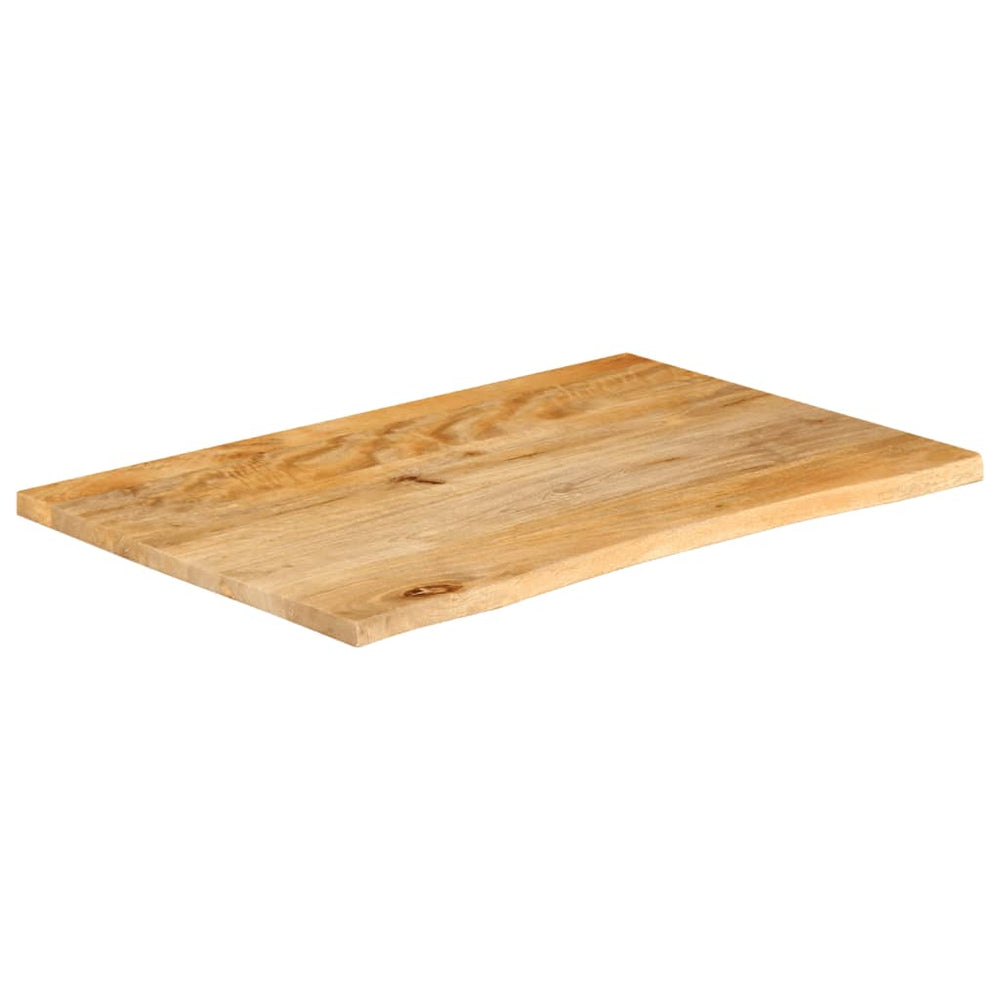 Blat De Masă Contur Organic 70X60X2,5 Cm Lemn Masiv De Mango