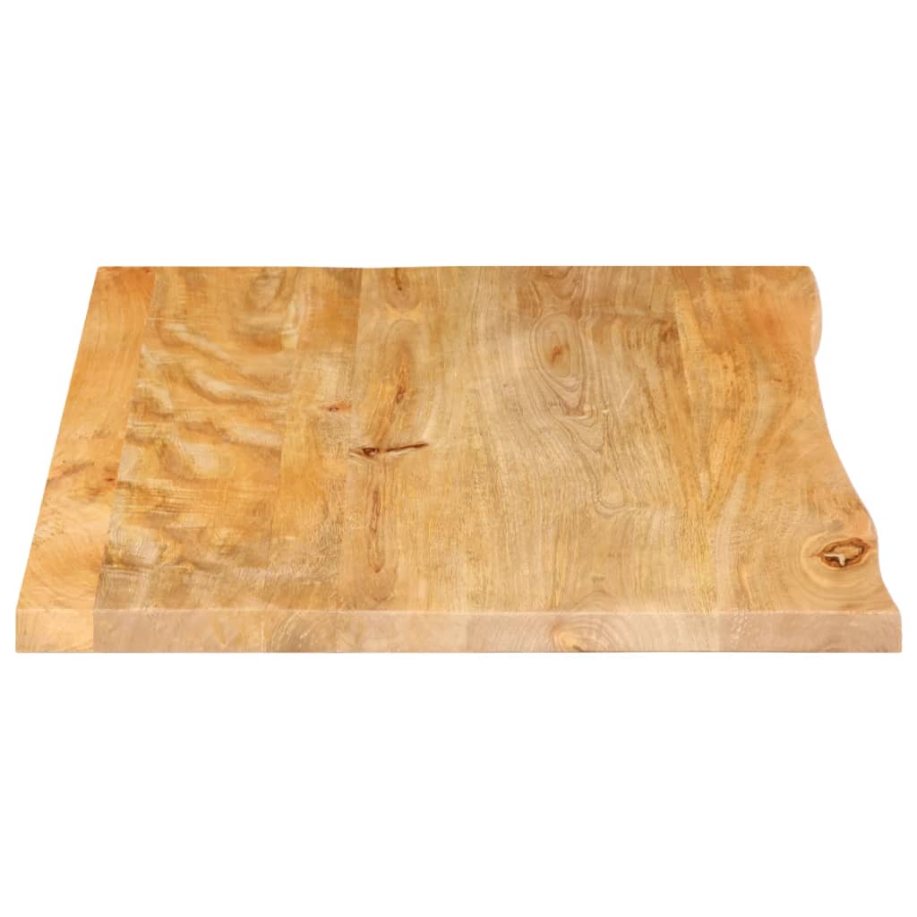 Blat De Masă Contur Organic 70X60X2,5 Cm Lemn Masiv De Mango