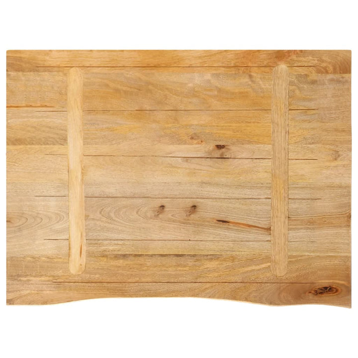 Blat De Masă Contur Organic 70X60X2,5 Cm Lemn Masiv De Mango