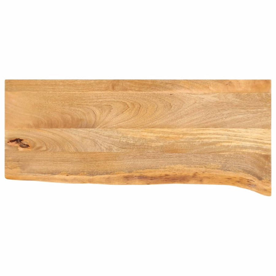 Blat De Masă Contur Organic 80X20X3,8 Cm Lemn Masiv De Mango