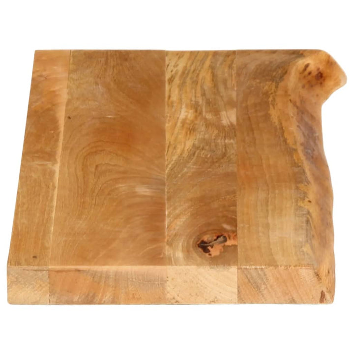 Blat De Masă Contur Organic 80X20X3,8 Cm Lemn Masiv De Mango