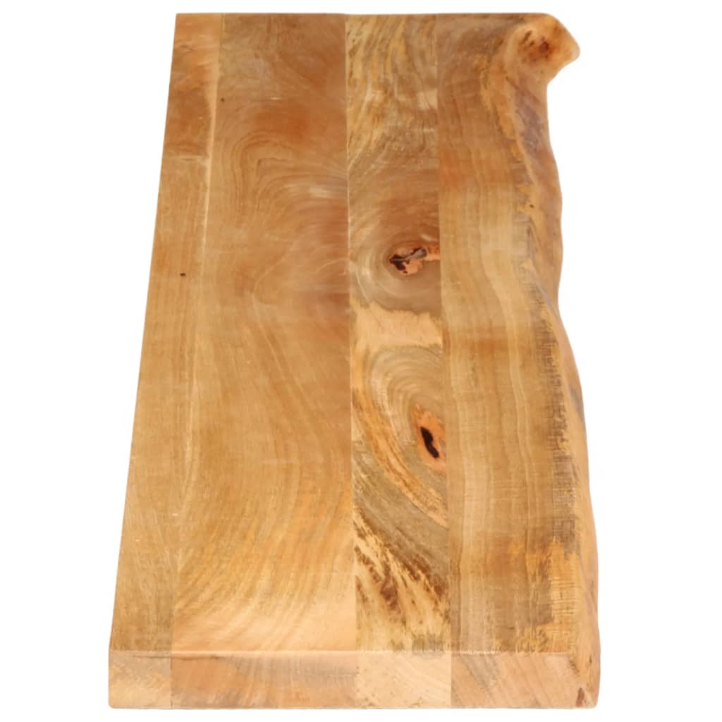 Blat De Masă Contur Organic 160X20X3,8 Cm Lemn Masiv De Mango