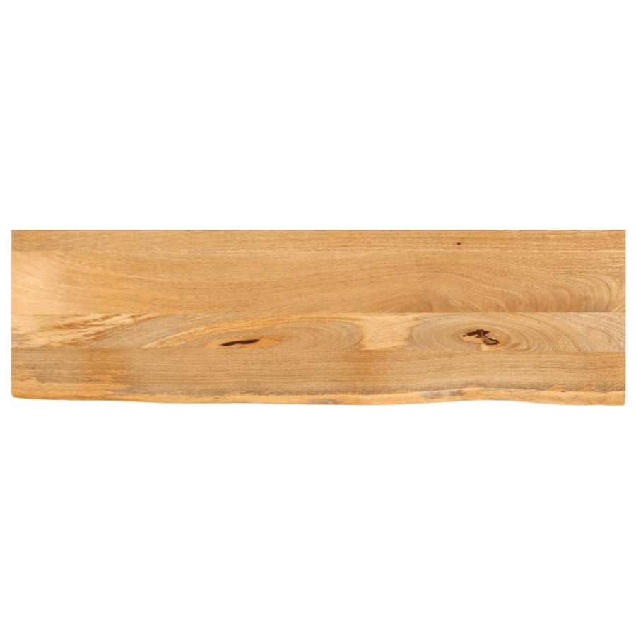 Blat De Masă Contur Organic 100X40X3,8 Cm Lemn Masiv De Mango