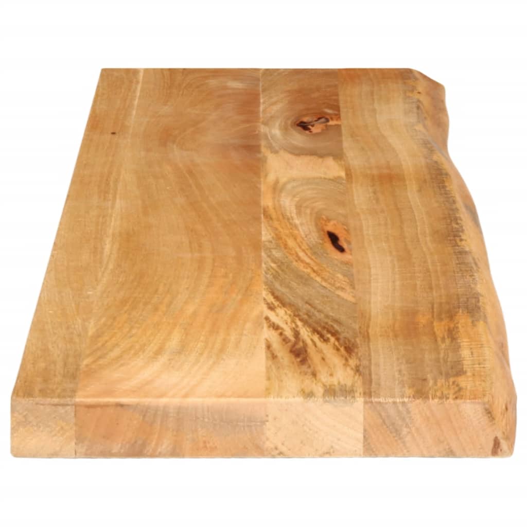 Blat De Masă Contur Organic 100X40X3,8 Cm Lemn Masiv De Mango