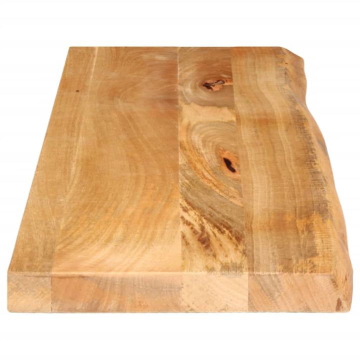 Blat De Masă Contur Organic 100X40X3,8 Cm Lemn Masiv De Mango