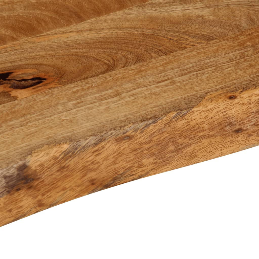 Blat De Masă Contur Organic 100X40X3,8 Cm Lemn Masiv De Mango