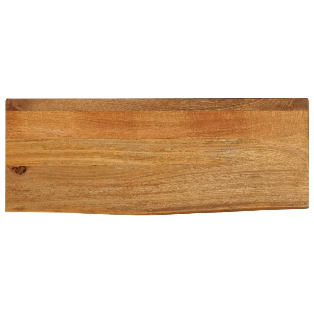 Blat De Masă Contur Organic 80X20X2,5 Cm Lemn Masiv De Mango
