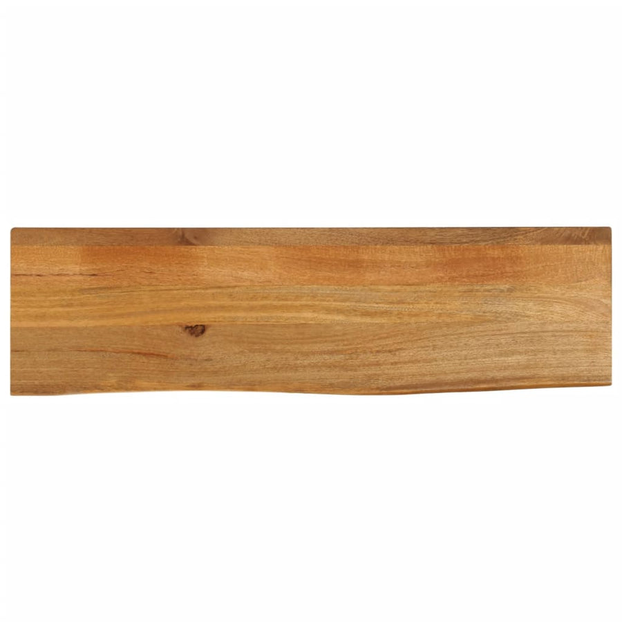 Blat De Masă Contur Organic 110X20X2,5 Cm Lemn Masiv De Mango