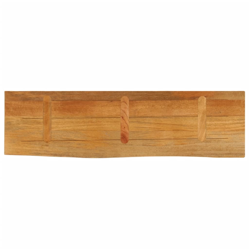 Blat De Masă Contur Organic 110X20X2,5 Cm Lemn Masiv De Mango