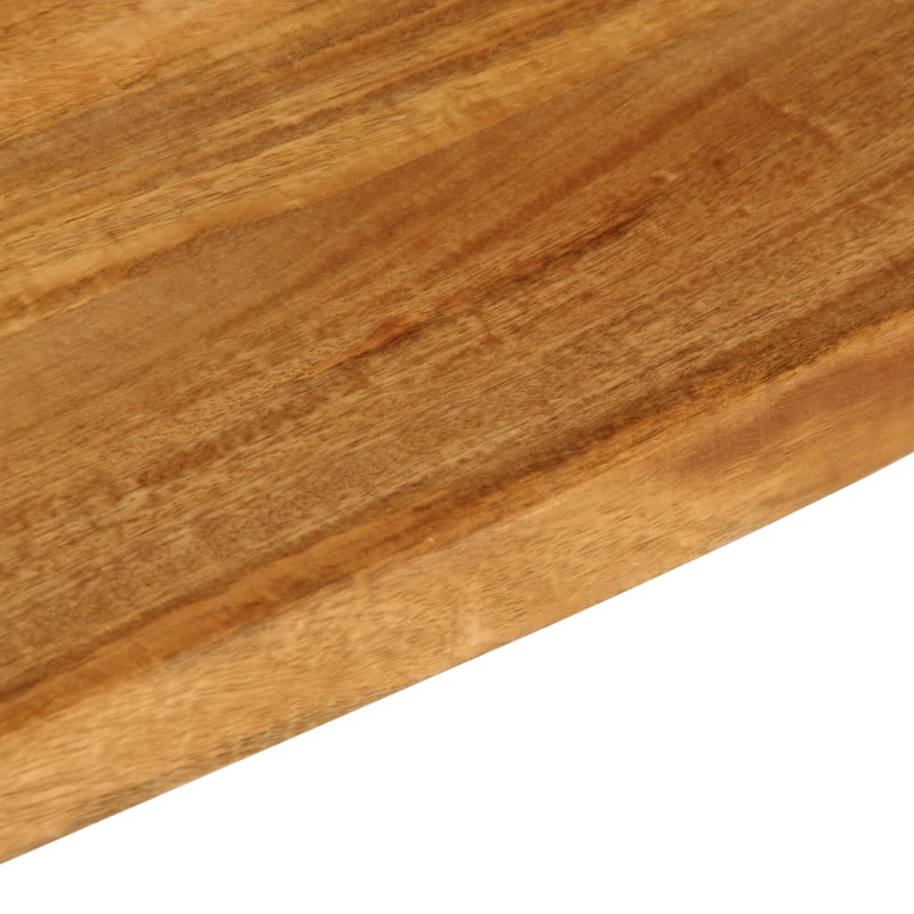 Blat De Masă Contur Organic 110X20X2,5 Cm Lemn Masiv De Mango