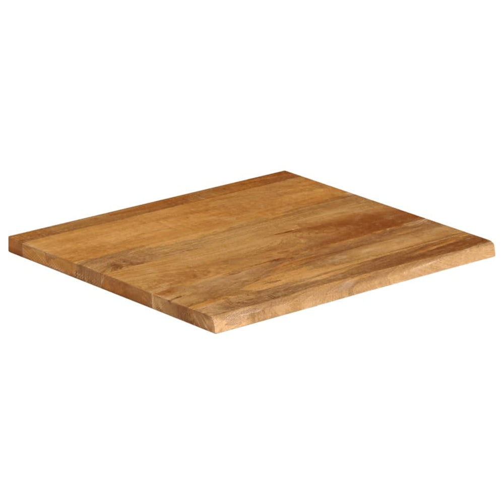 Blat De Masă Contur Organic 40X40X2,5 Cm Lemn Masiv De Mango