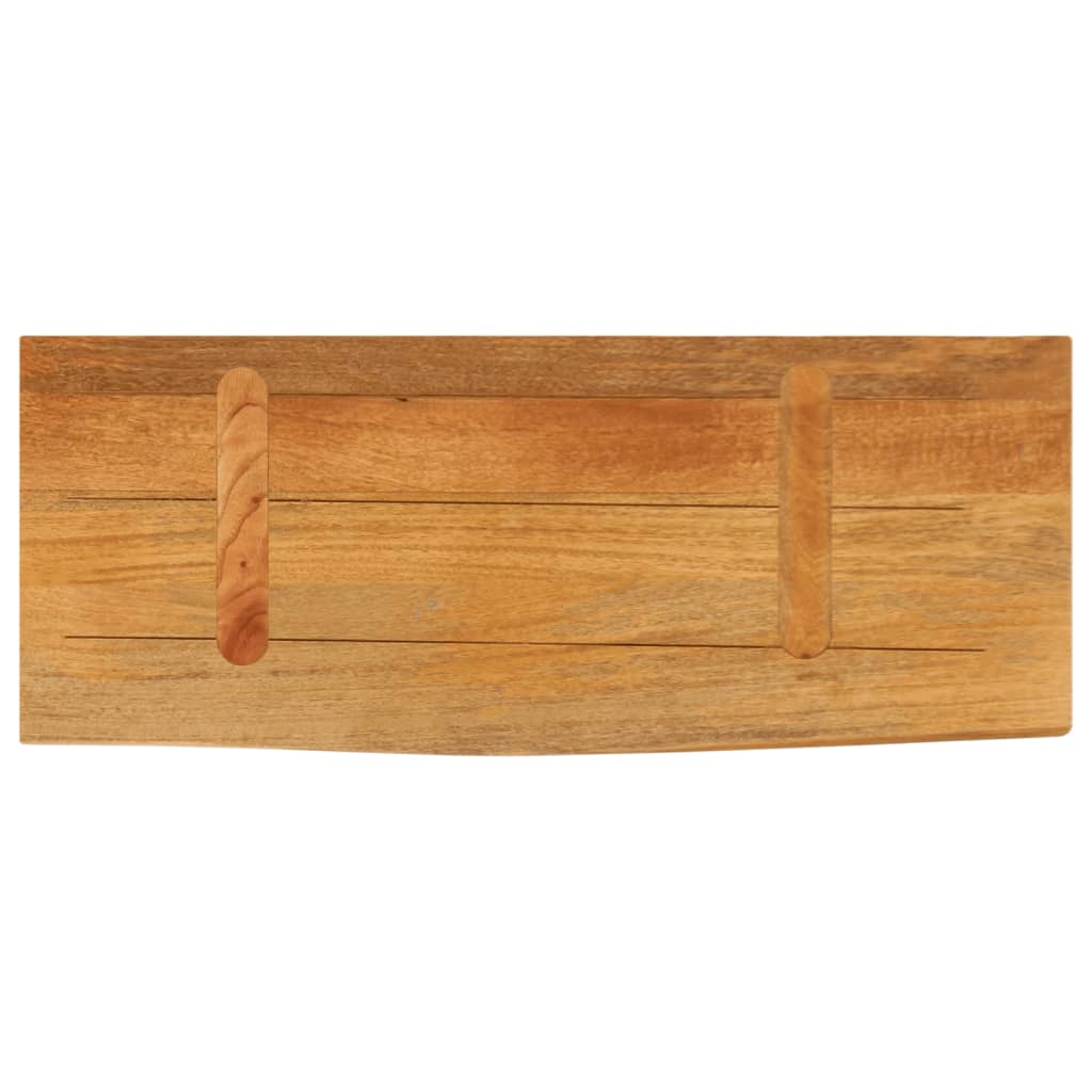 Blat De Masă Contur Organic 70X40X2,5 Cm Lemn Masiv De Mango