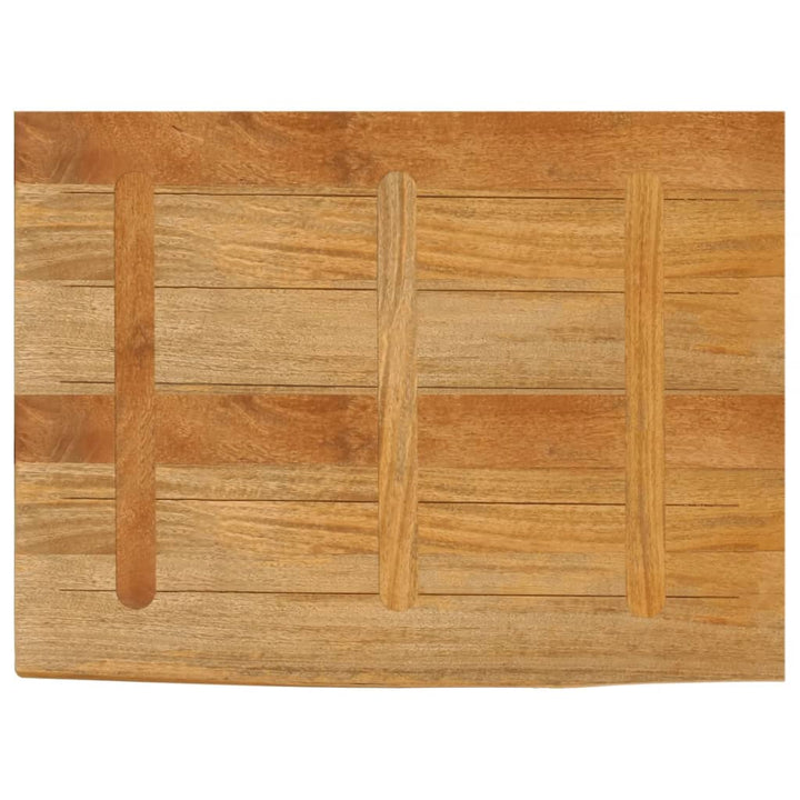 Blat De Masă Contur Organic 90X60X2,5 Cm Lemn Masiv De Mango