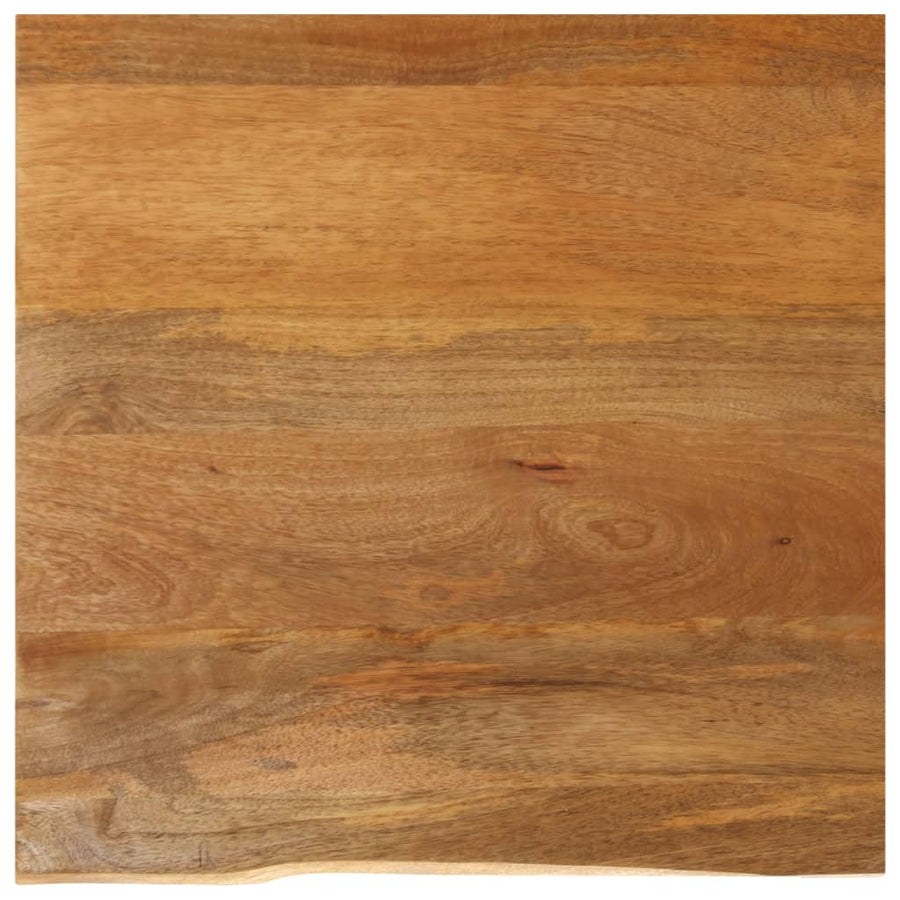 Blat De Masă Contur Organic 80X80X2,5 Cm Lemn Masiv De Mango