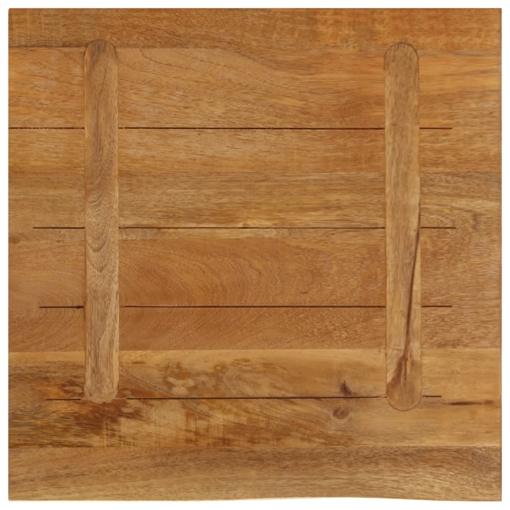 Blat De Masă Contur Organic 80X80X2,5 Cm Lemn Masiv De Mango
