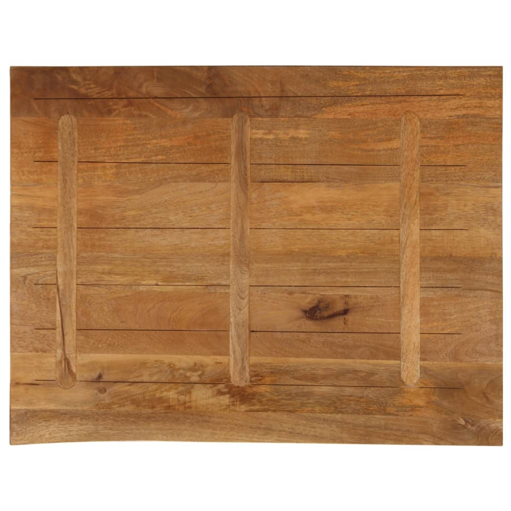 Blat De Masă Contur Organic 100X80X2,5 Cm Lemn Masiv De Mango
