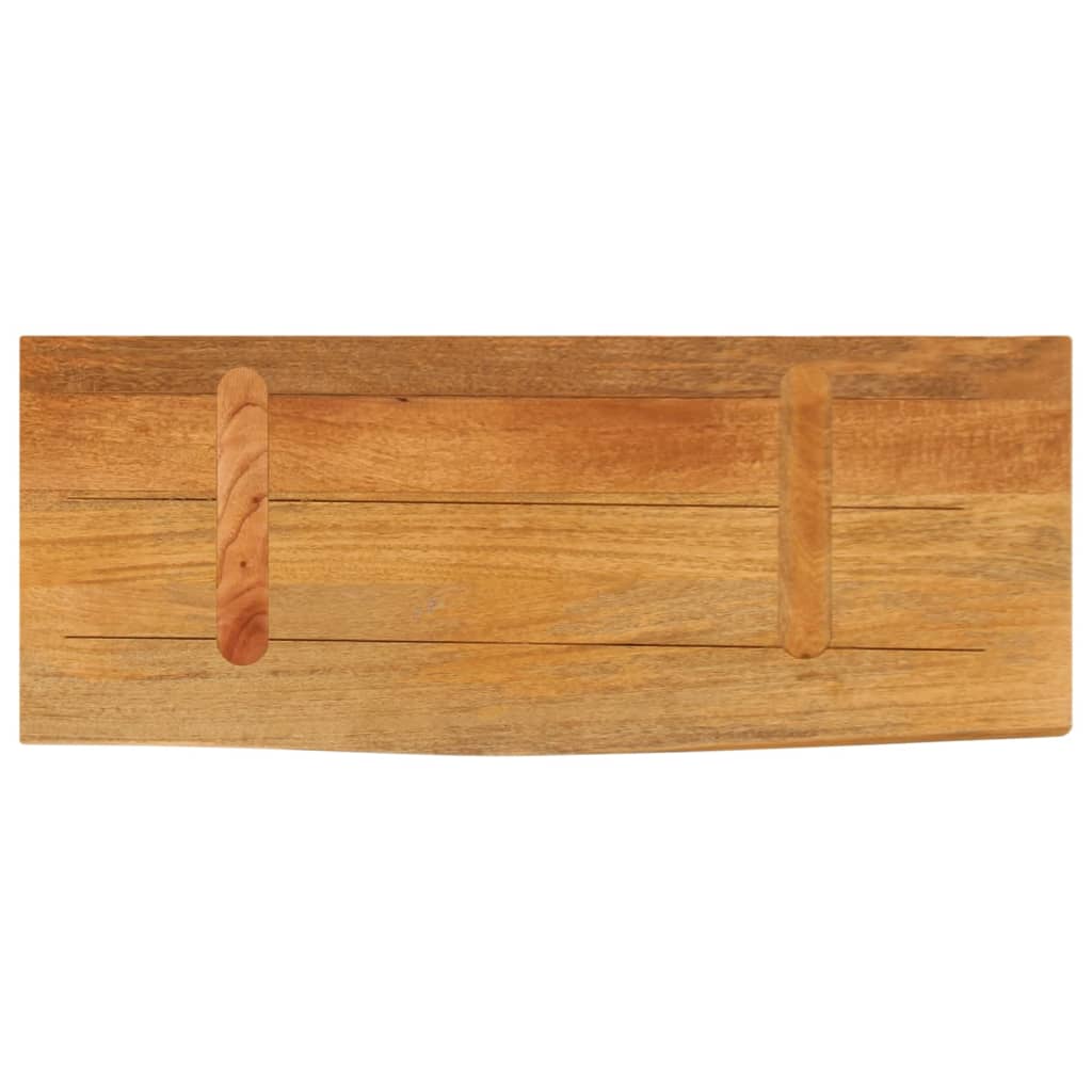Blat De Masă Contur Organic 70X20X3,8 Cm Lemn Masiv De Mango