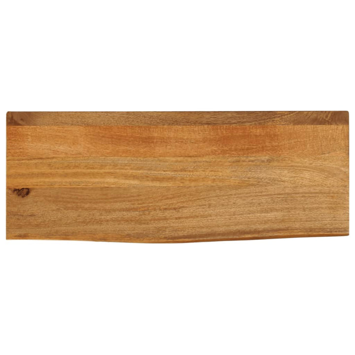 Blat De Masă Contur Organic 90X20X3,8 Cm Lemn Masiv De Mango