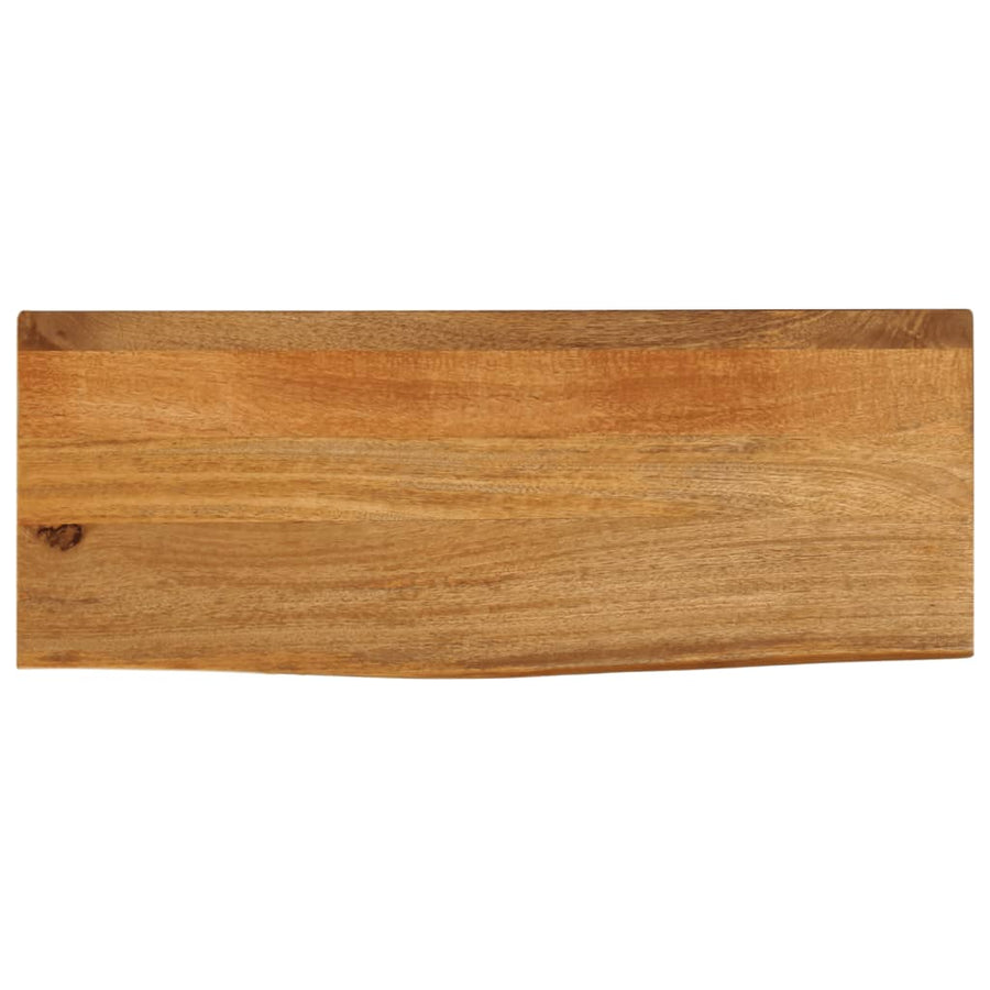 Blat De Masă Contur Organic 90X20X3,8 Cm Lemn Masiv De Mango
