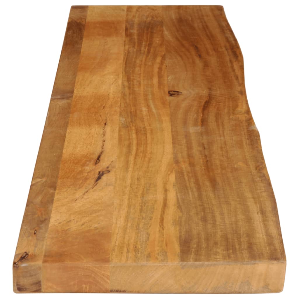 Blat De Masă Contur Organic 160X20X3,8 Cm Lemn Masiv De Mango