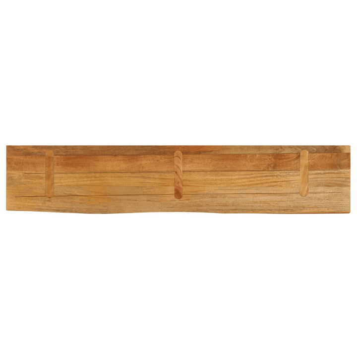 Blat De Masă Contur Organic 180X20X3,8 Cm Lemn Masiv De Mango