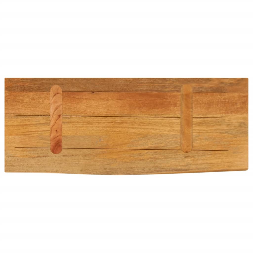 Blat De Masă Contur Organic 80X30X3,8 Cm Lemn Masiv De Mango
