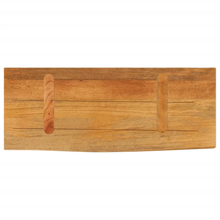 Blat De Masă Contur Organic 80X30X3,8 Cm Lemn Masiv De Mango