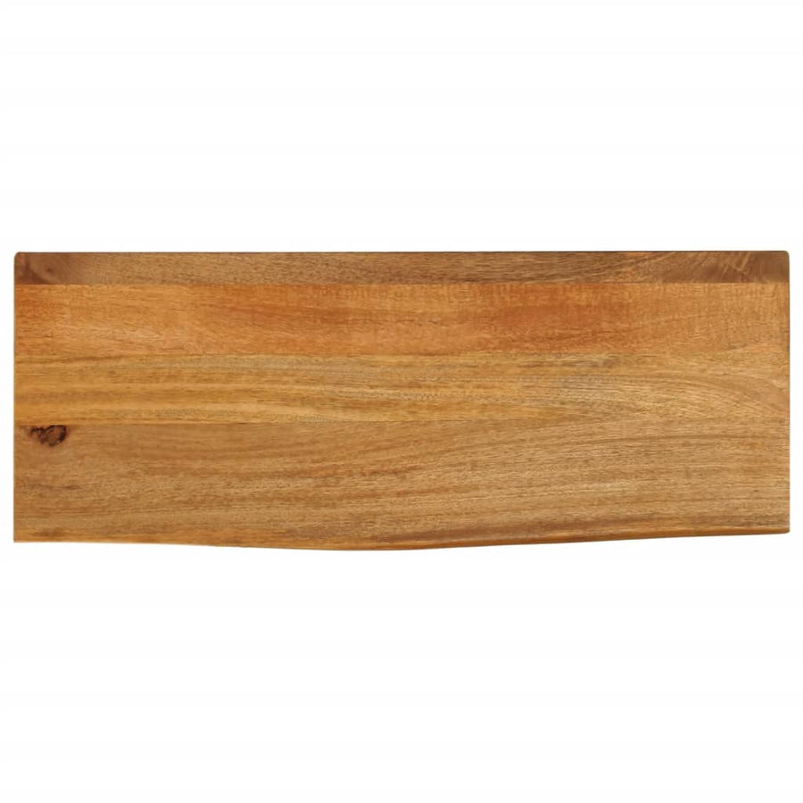 Blat De Masă Contur Organic 90X30X3,8 Cm Lemn Masiv De Mango