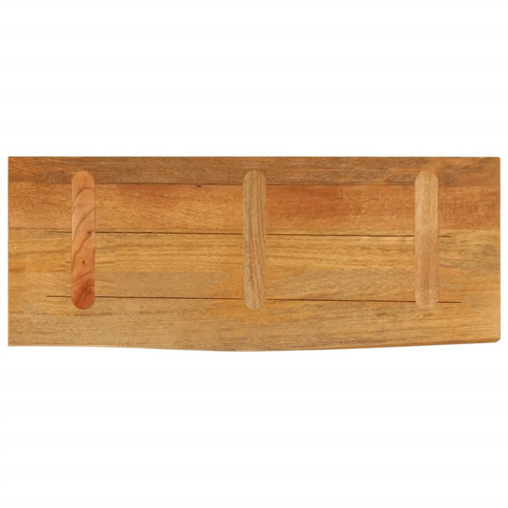 Blat De Masă Contur Organic 90X30X3,8 Cm Lemn Masiv De Mango