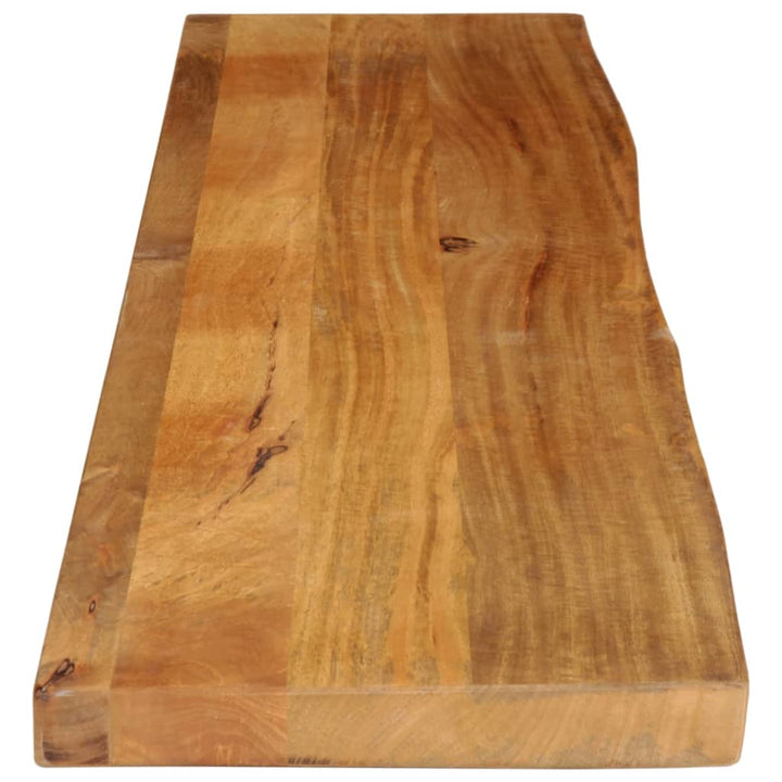 Blat De Masă Contur Organic 180X30X3,8 Cm Lemn Masiv De Mango