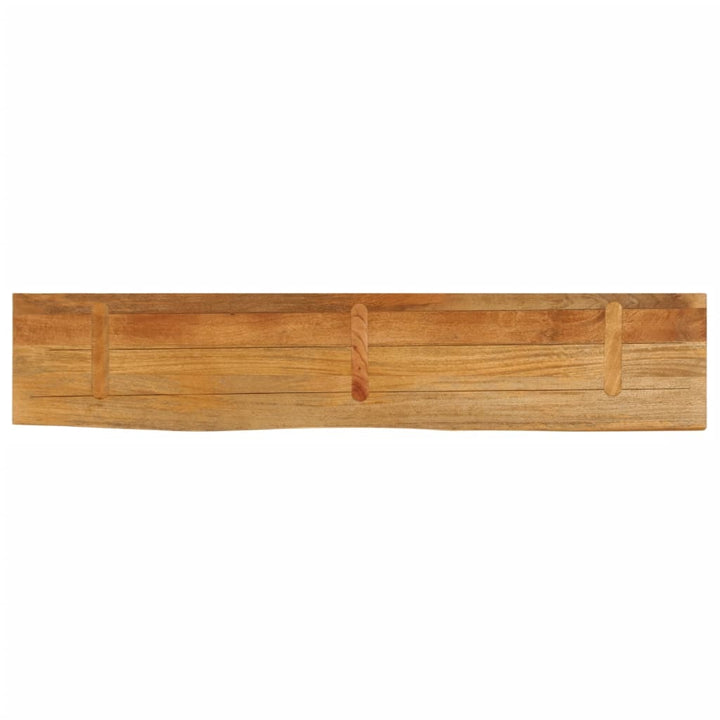 Blat De Masă Contur Organic 180X30X3,8 Cm Lemn Masiv De Mango
