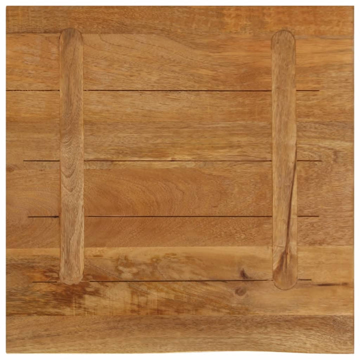 Blat De Masă Contur Organic 40X40X3,8 Cm Lemn Masiv De Mango