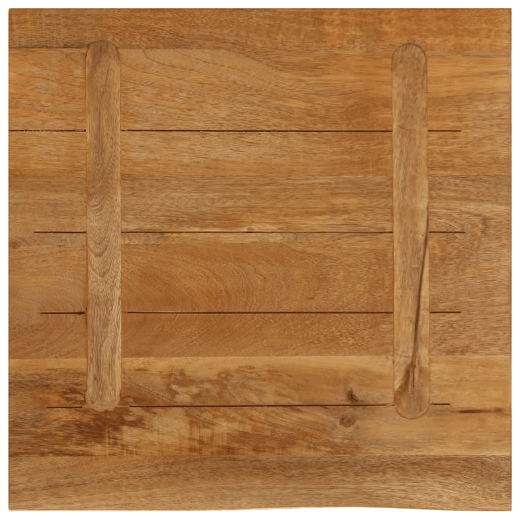 Blat De Masă Contur Organic 60X60X3,8 Cm Lemn Masiv De Mango